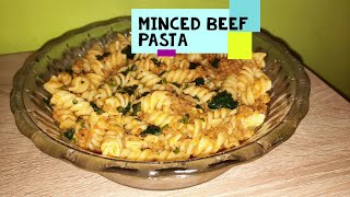 Minced Beef Pasta Recipe  Westend Kitchen [upl. by Esdras]