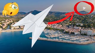 Comment fabriquer un avion en papier record en 2 minutes [upl. by Chiou]