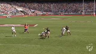 Gans scores crucial try in London 7s semi [upl. by Ignatz]