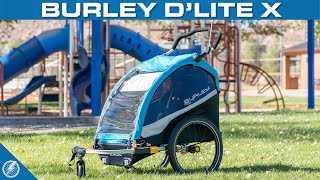 Burley DLite X Review  Bike Trailer  Stroller [upl. by Kahlil]