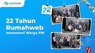 22 Tahun Rumahweb menemani Warga RW [upl. by Solahcin639]