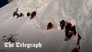 Mountaineers accused of walking over dying body of Sherpa [upl. by Ilene704]