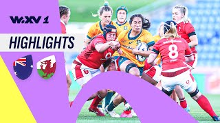 Australia overcome the odds  Australia v Wales  WXV1 Highlights [upl. by Alisa]