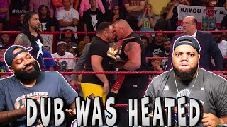 INTHECLUTCH REACTS TO BROCK LESNAR ROMAN REIGNS AND SAMOA JOE SEGMENT [upl. by Assenav]