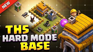 New BEST TH5 War BASE for HARD MODE in 2024 ⚒️ INSANE Town Hall 5 Base Link  Proof Replays [upl. by Trebron289]