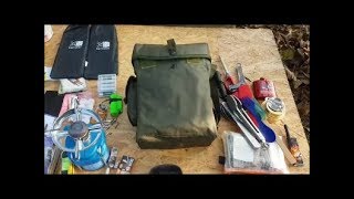 Camping cook set using UK NBC gas mask bag [upl. by Eerdna]