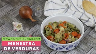 DELICIOSA MENESTRA DE VERDURA  Menestra de verduras congeladas  Menestra rápida [upl. by Si270]