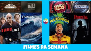 Filmes da Semana SBT  20 a 24 de Fevereiro de 2024 [upl. by Inohtna]