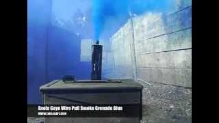 Enola Gaye WirePull Smoke Grenade Blue by Rocketca Toronto Canada [upl. by Einnhoj]