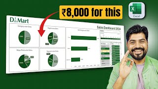 I Charged Rs 8000 for 1 Excel Dashboard 🔥🔥 [upl. by Hannala]