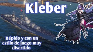 Kleber Destructor El Más Rápido  Wows Blitz en Español  Reseña Gameplay [upl. by Aneehs773]