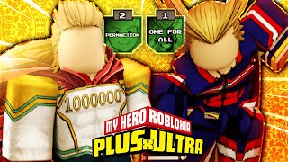 HOW TO GET ONE FOR ALL AND PERMEATION QUIRK in Plus Ultra 2  All Might and Mirio Boss Battle [upl. by Ayirp]