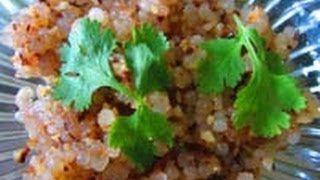 Sabudana Tapioca khichadi Fasting recipe by crazy4veggiecom [upl. by Trainer]