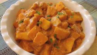 Red Curry Butternut Squash Recipe  Red Curry Squash [upl. by Holmes]