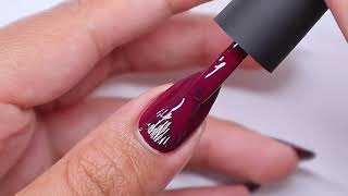 Burgundy Nail Polish [upl. by Pickett]