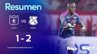 América vs Medellín resumen y goles  Liga BetPlay Dimayor 20232  Cuadrangulares  Fecha 1 [upl. by Gerek842]