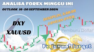 ANALISA TEKNIKAL XAUUSD MINGGU INI 16 SEPTEMBER 2024 gold trading [upl. by Ileray]