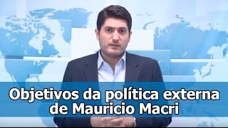 3 Perguntas Objetivos da política externa de Mauricio Macri [upl. by Viglione]