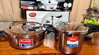 🛍Pigeon Vs Prestige Triply Cooker 🛍 1000 Vs 3000 cooker Prestige triply cooker Vs Pigeon triply [upl. by Bradford]