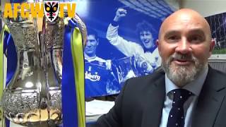 FA Cup hero Terry Gibson on the quotincrediblequot rise of AFC Wimbledon [upl. by Akihsan364]