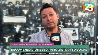 🔴 Recomendación para habilitar su local comercial Walter Olmedo Director Habilitación Comercial [upl. by Aimahs154]