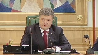 Poroshenko rechaza que Ucrania se convierta en un Estado federal [upl. by Gnouhk]