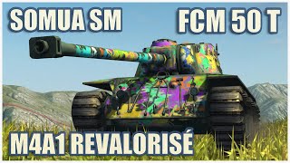 M4A1 Revalorisé Somua SM amp FCM 50 t • WoT Blitz Gameplay [upl. by Alguire]