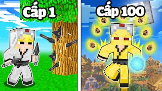 Tô Gà Thử Thách 24H Trở Thành Ninja Cấp 1 Tới Cấp 100 Trong Minecraft [upl. by Lyndsie]