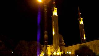 Emir Abdelkader Mosque at night  Constantine  Algeria [upl. by Ayad]