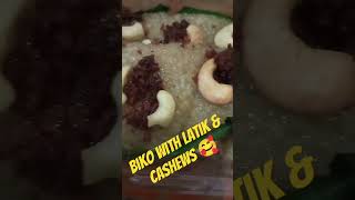 Biko with Latik amp cashews asmr asmrfood trendingshorts yummyfood [upl. by Dixon]