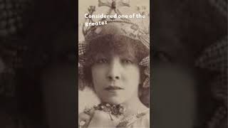 Sarah Bernhardt The Legendary Actress Who Conquered the Stage and Screen shortsvideos history [upl. by Kiki238]