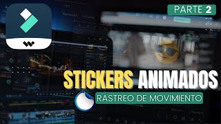 Stickers o Dibujos animados con Rastreo de Movimiento en Filmora 12 [upl. by Zavala625]