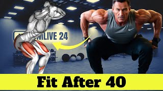 Best Exercises For Men Over 40  Fit After 40 [upl. by Leupold375]