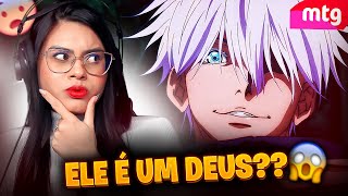 AS INCRÍVEIS MITAGENS DO SATORU GOJO 🔵🔴 Jujutsu Kaisen  REACT [upl. by Cirdla]