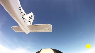 Dark Flight meteorite passing skydiver full version edited [upl. by Eila641]