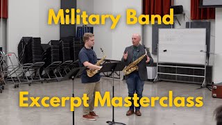 Military Band Excerpt Masterclass  SSG Chance Stine [upl. by Itisahc]