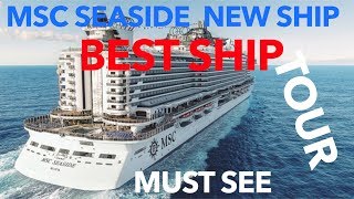 MSC Seaside Review  Full Walkthrough Tour  MSC Cruise Lines [upl. by Sarah]