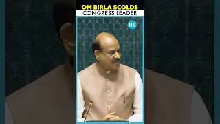 Lok Sabha Speaker Om Birla Scolds Congress’ Deepender Hooda  Watch [upl. by Samtsirhc]