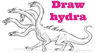 How to draw hydra in very easy wayBiology LADDER TIPS [upl. by Boote]