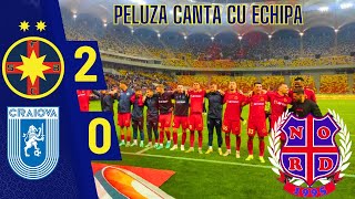 Echipa canta cu Peluza Echipa Mare Galerie Tare  Astai faima mea Ultrasii Steaua [upl. by Jangro]