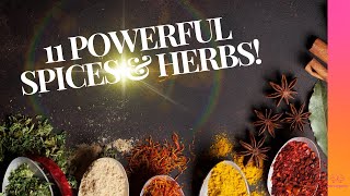 🔥11 POWERFUL Spices amp Herbs You Should Eat Daily [upl. by Fifi]