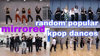 random popular mirrored kpop dances [upl. by Thoma]