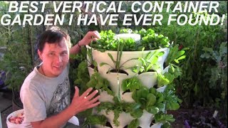 Grow 53 Plants in 4 Sq Ft with a Garden Tower Vertical Container Garden [upl. by Durkee639]