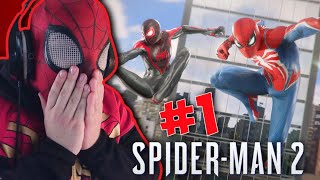 TORNIAMO NEI PANNI DI SPIDERMANPETE E MILES SONO TORNATIIIMARVEL SPIDERMA 2 PARTE 1 [upl. by Eizzil]