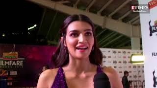 64th Filmfare Awards 2019  Kriti Sanon speaks about CREDIT DISPARITY supports Taapsee Pannu [upl. by Dorren]