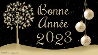 296  Bonne année 2023  Carte virtuelle à partager [upl. by Georgie]