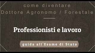 Dottore Agronomo guida allEsame di Stato  5 parte [upl. by Hujsak]