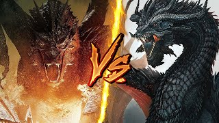 Smaug VS Balerion  Who Would Win  Lord of the Rings VS Game of Thrones [upl. by Grimes]