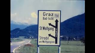 A camping holiday in St Wolfgang im Salzkammergut Austria 1970s [upl. by Bigot]