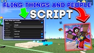 Fling Things and People Script  Hack  Anti Grab Super Strength Poison Grab amp More [upl. by Etteb]